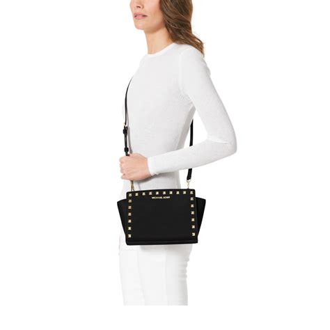 michael michael kors selma collection|michael kors selma medium black.